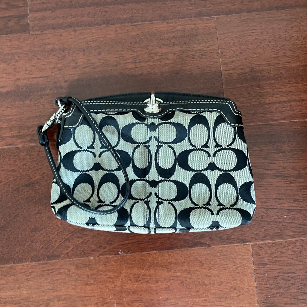 Coach signature “C” wristlet